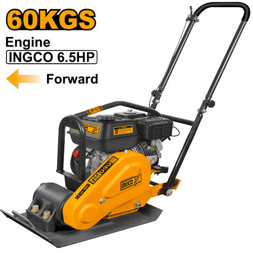 INGCO GCP060-2 Gasoline Plate Compactor - Efficient Compaction Solution