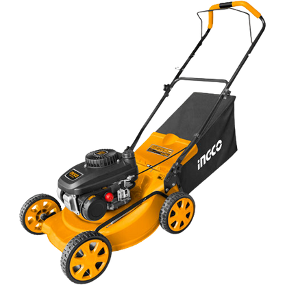 Ingco GLM141181 141cc Gasoline Lawn Mower - Zongshen Engine, 3.0Kw (4HP) Power, 460mm Cutting Width, 60L Catcher