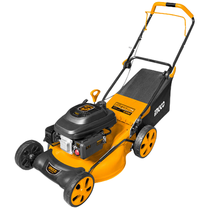 Ingco GLM196201 196cc Gasoline Lawn Mower - Zongshen Engine, 3.5Kw (4.8HP) Power, 510mm Cutting Width, 60L Catcher