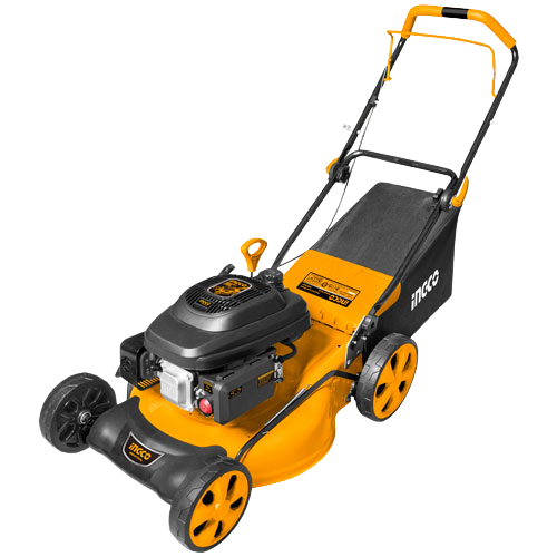Ingco GLM196201 196cc Gasoline Lawn Mower - Zongshen Engine, 3.5Kw (4.8HP) Power, 510mm Cutting Width, 60L Catcher