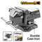 Ingco HBV084 4" Bench Vice with Swivel Base and Anvil (Max Clamping Force: 1300KGS)