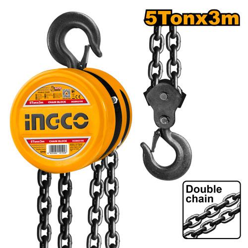 Ingco Chain Block HCBK0105 - Rating Lift Weight 5Ton