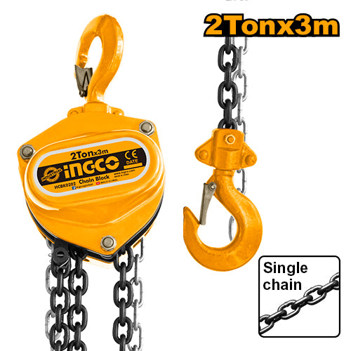 Ingco HCBK0202 Chain Block, 2 Ton