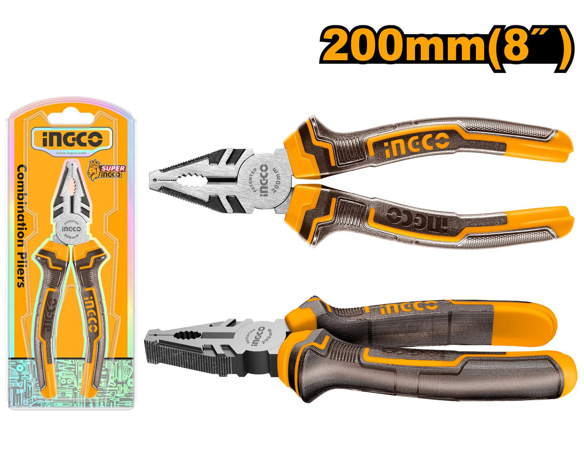 Ingco Combination Pliers HCP08208 - Size 8"/200mm