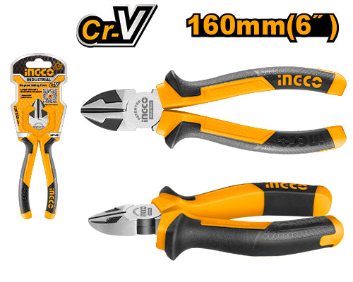 Ingco HDCP28168 6" Diagonal Cutting Pliers with Cr-V Construction