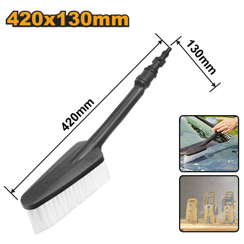 Ingco HFB4301 Fix Brush - 420*130mm Size, PP and PA66 Material, Compatible with Select High-Pressure Washers