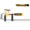 Ingco HFC020501 F Clamp with Plastic Handle - 50x150mm, Max Clamp Force: 170KGS