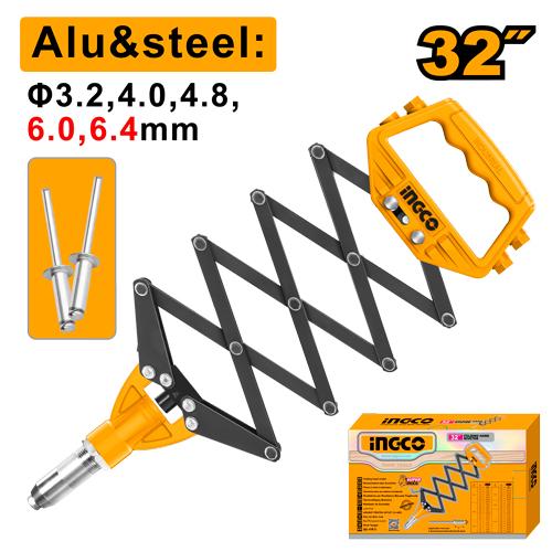 Ingco Folding Hand Riveter HFOR321 - Size 815mm,32"