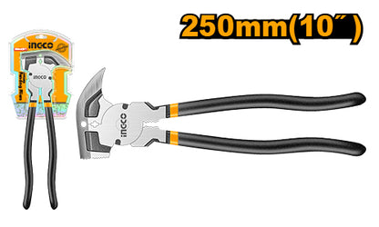 Ingco HFP2508 10" Fencing Pliers with Black Finish