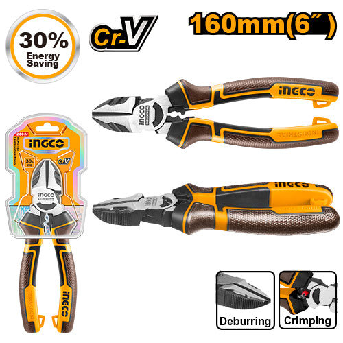 Ingco HHLDCP28160 6" High Leverage Diagonal Cutting Pliers