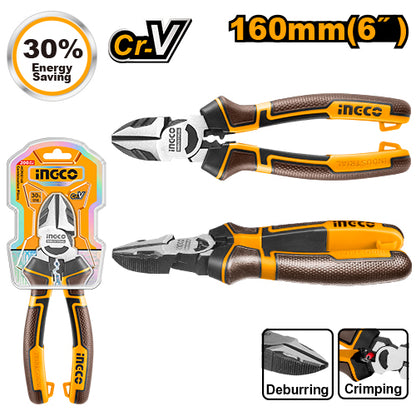 Ingco HHLDCP28160 6" High Leverage Diagonal Cutting Pliers