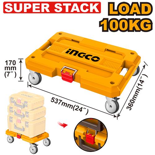 Ingco Rolling Board HHWB61001 - Platform Size 537X360mm, Weight 3800g