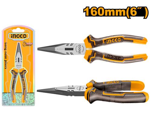 Ingco Long Nose Pliers HLNP08168 - Size 6"/160mm