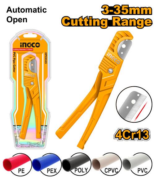 Ingco PVC Pipe Cutter HPC0535 - Length 210mm