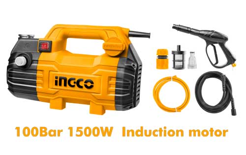 Ingco High Pressure Washer HPWR15028 - 1500W, 100Bar Max Pressure