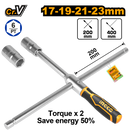 Ingco HRCW40231 Rapid Cross Wrench - 16", 4-Piece 1/2" Socket Set