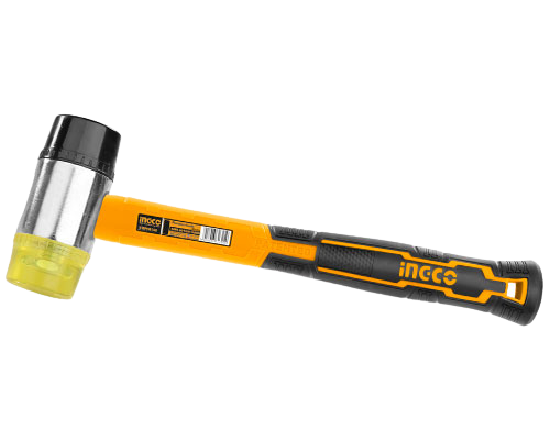 INGCO HRPH8140 Rubber and Plastic Hammer - 40mm Soft Face for Surface Protection