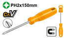 Ingco HS58PH2150 Phillips Screwdriver with Plastic Hanger