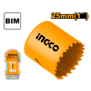 Ingco HSB10251: 25mm HSS Bi-Metal Hole Saw - Optimal Cutting Depth with Variable Teeth Design