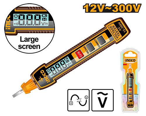 Ingco Test Pencil HSDT33001 - Test Voltage AC 12-300V