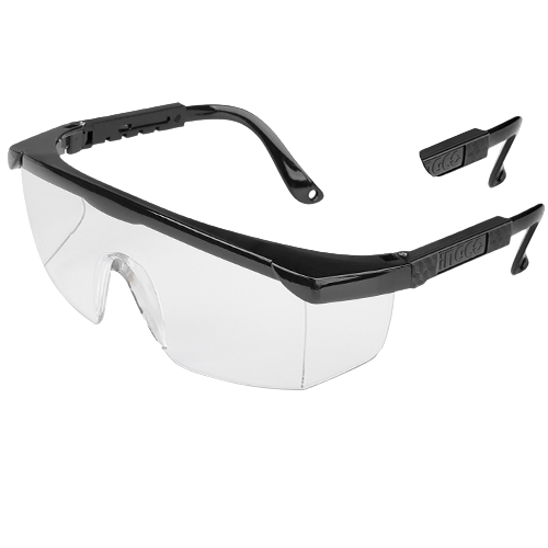 Ingco HSG04 Safety Goggles with Adjustable Temples and Flank Protectio ...