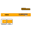 Ingco HSR26002 60cm Anodized Aluminum Ruler - Precision Measuring for Professional Accuracy