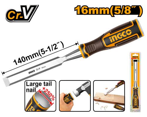 Ingco Wood Chisel HWC0816 - Length 140mm