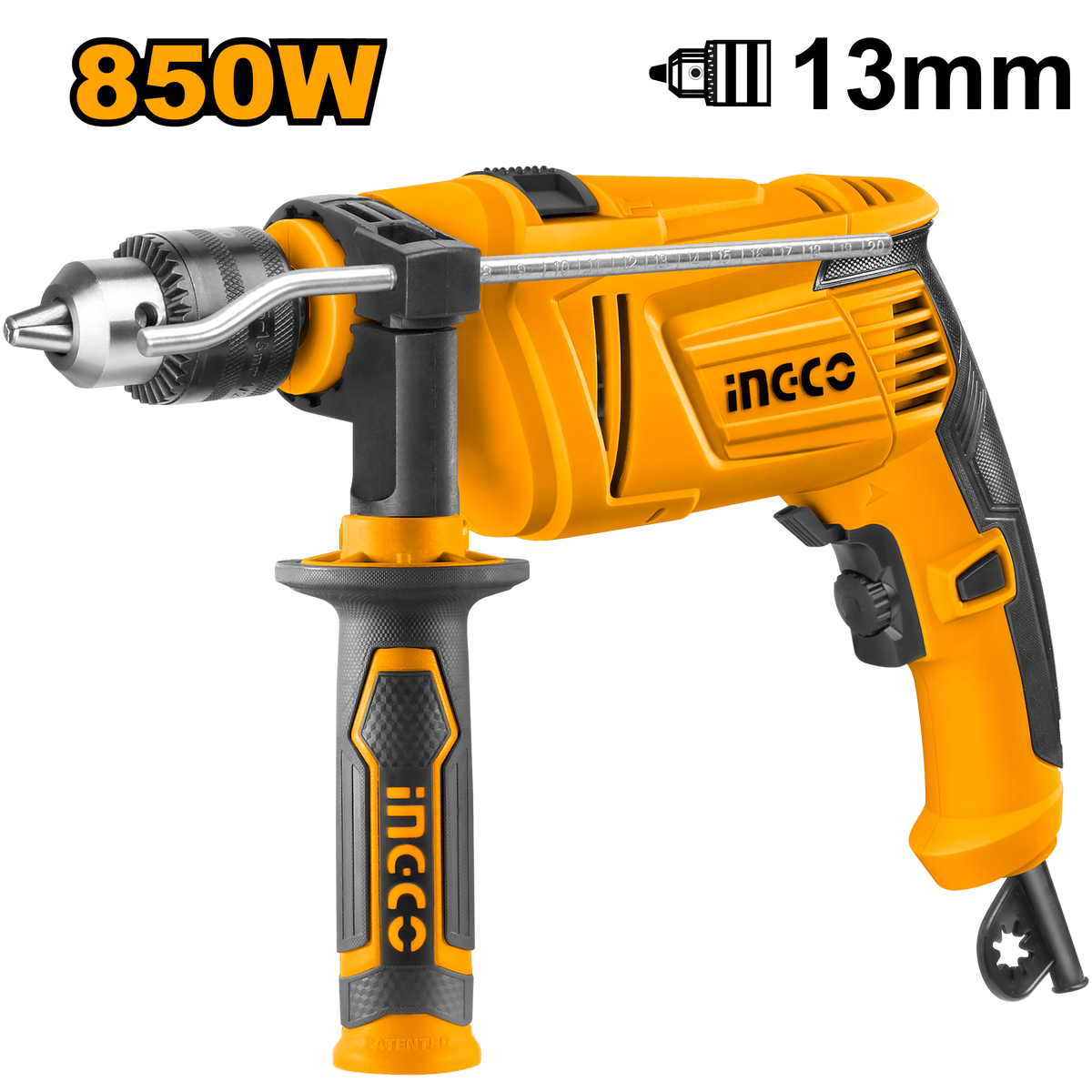Ingco ID8508 Impact Drill - 850W, Variable Speed, Hammer Function