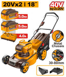 Ingco Cordless lawn mower 40V - LMLI20186