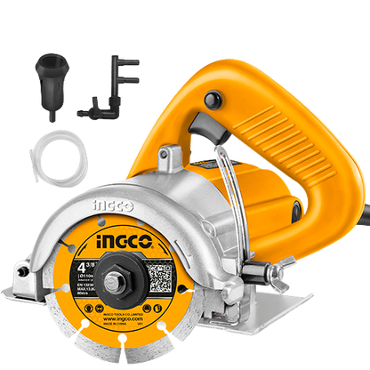 INGCO MC14008 Marble Cutter - 1400W Power, Adjustable Cutting Depth