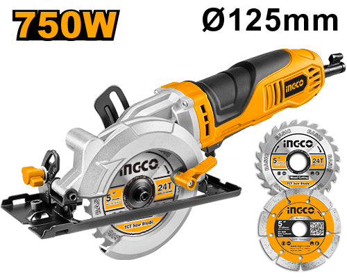 Ingco MFS1251 Multi-Function Saw - 750W, 4700rpm, Cutting Blade and Di ...