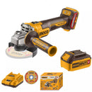 INGCO 20V Brushless Cordless Angle Grinder with Variable Speed - CAGLI261021