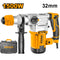 Ingco RH150038 Rotary Hammer - 1500W, 220-240V, SDS Plus Chuck, Anti-Vibration System, with Drills and Chisels
