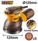 Ingco Rotary sander 220-240V - RS3216