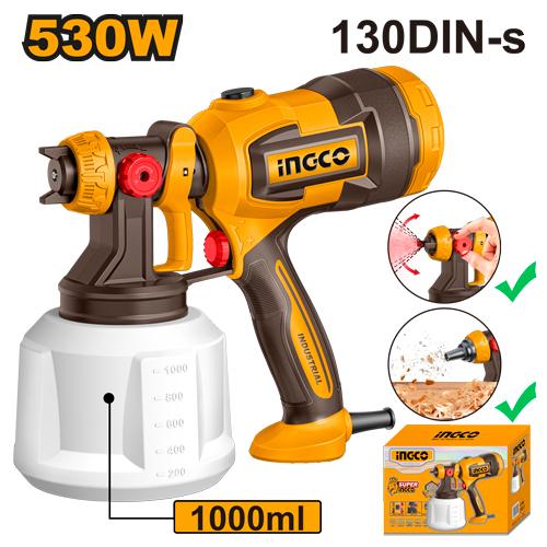 Ingco Spray Gun SPG4506 - 220-240V~50/60Hz, 530W