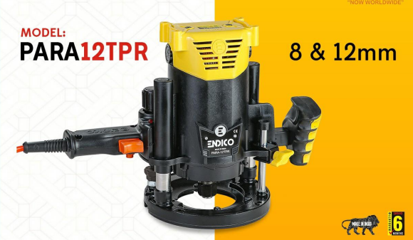 Endico Wood Router Machine PARA12TPR 8MM & 12MM – Rajeshwari Enterprises
