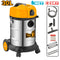 INGCO VC14301 1400W 30L Vacuum Cleaner - Stainless Steel Tank, HEPA Filter, and Versatile Accessories