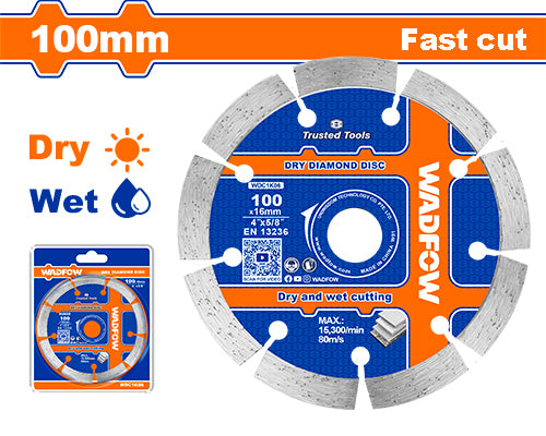 Wadfow Dry Diamond Disc WDC1K06 - Precise Cutting for Professional Results