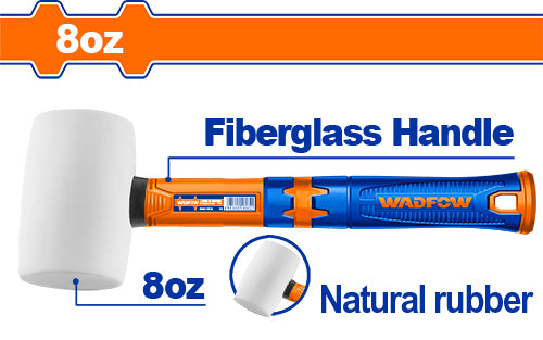 Wadfow Rubber Hammer WHM7303 - Gentle Precision with Soft Rubber Head