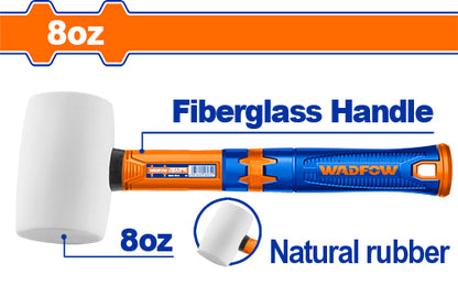 Wadfow Rubber Hammer WHM7303 - Gentle Precision with Soft Rubber Head