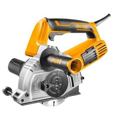 Ingco WLC15008 Wall Chaser - 1500W, 125mm Disc Diameter, Cutting Depth 3-29mm, Cutting Width 8-30mm, Includes 1x Chisel, 1x Auxiliary Handle, 1x Set of Extra Carbon Brushes, 4x Cutting Discs, Packed in a Color Box