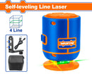Wadfow Green Laser Self-Leveling Line Laser WLE1M04 - 360° Coverage in a 0-30m Range