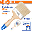 Wadfow Paint Brush WPB2904 - 4" Width, Perfect for Oil-Based Paint