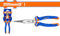 Wadfow 8-Inch Long Nose Pliers WPL2C08 - Precision and Reach with Two-Color Handle