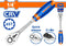 Wadfow 1/4" Ratchet Wrench WRW1214 - Compact and Efficient
