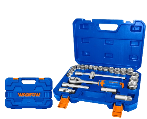 Wadfow 25 Pcs 1/2" Socket Set WST2D25 - Complete Versatility in Your Hands