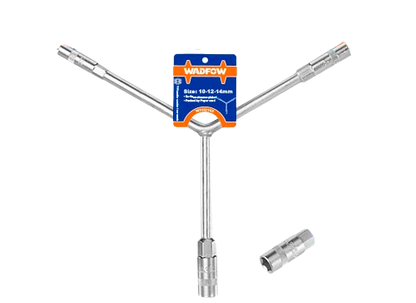 Wadfow Y-Type Socket Wrench Set WTH2102 - Versatile Triple-Head Design