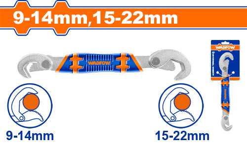 Wadfow Universal Wrench WUW1101 - Versatile Double Open End Design
