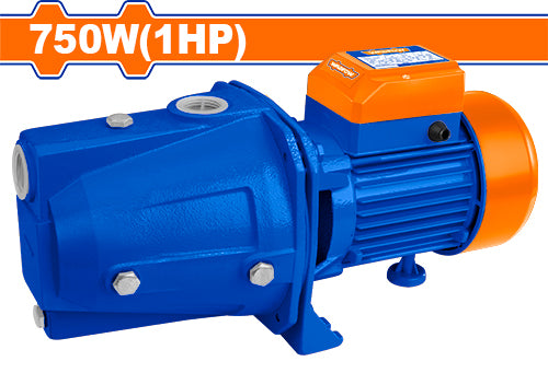Wadfow Water Pump WWPJA03 - Self-Priming Jet Pump, 750W (1.0HP), 45m Max Head