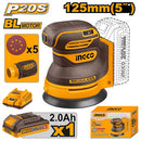 Ingco Cordless random orbit sander 20V - CROSLI20021